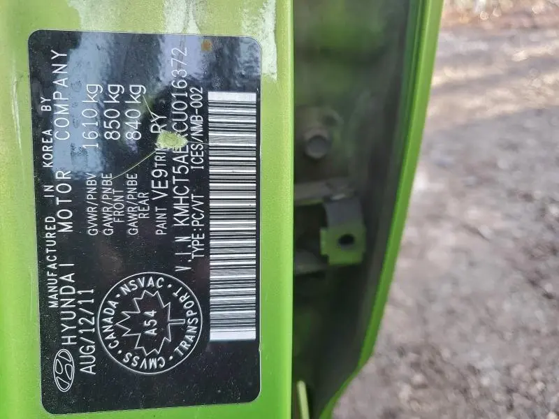 2012 HYUNDAI ACCENT GLS  