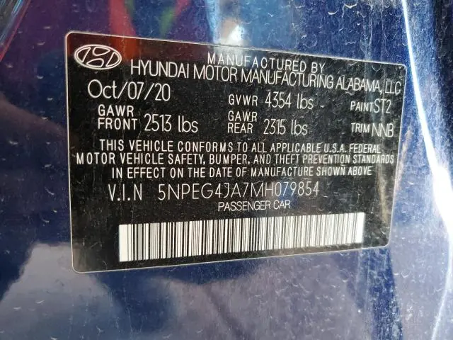 2021 HYUNDAI SONATA SE  