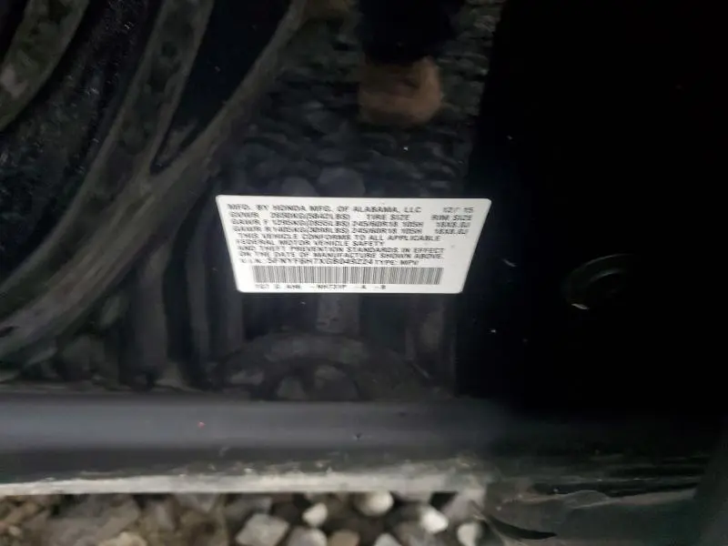 2016 HONDA PILOT EXLN  