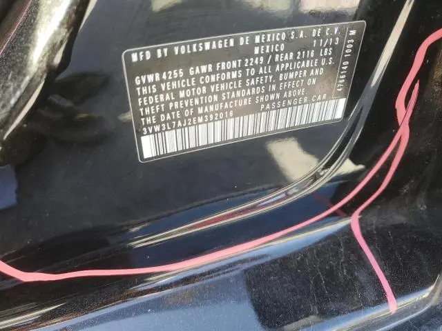 2014 VOLKSWAGEN JETTA TDI  