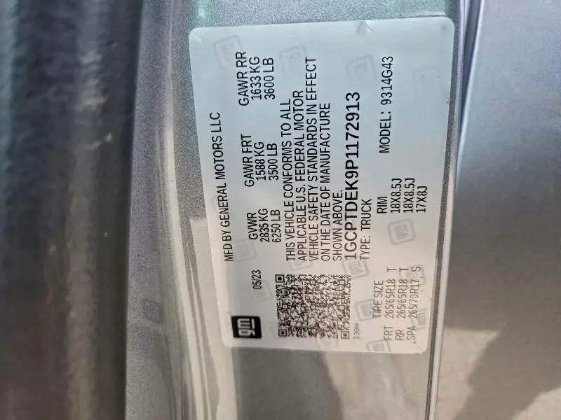 2023 CHEVROLET COLORADO Z71  