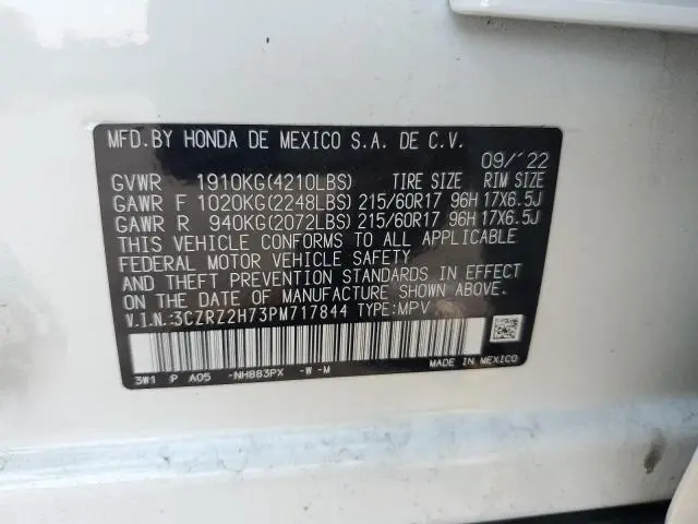 2023 HONDA HR-V EXL  