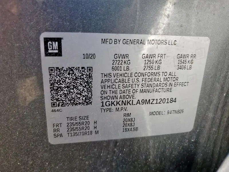 2021 GMC ACADIA SLE  