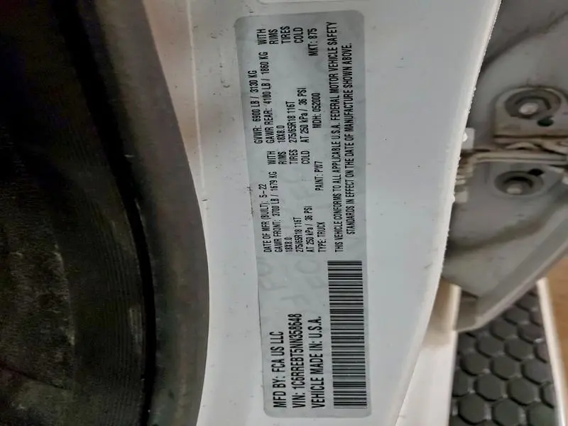 2022 RAM 1500 BIG HORN  