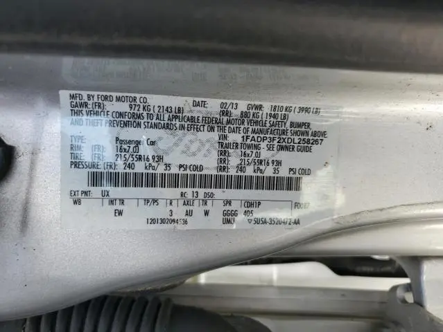 2013 FORD FOCUS SE  