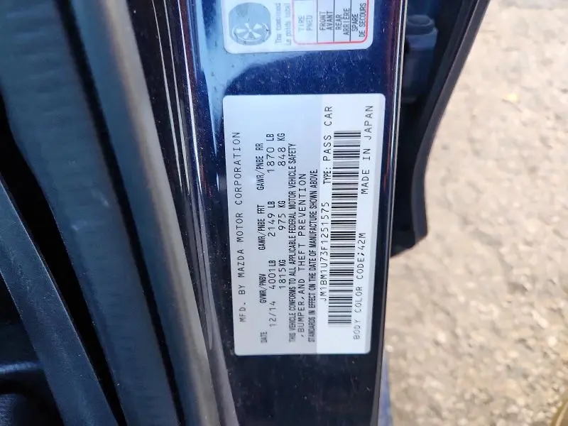 2015 MAZDA 3 SPORT  