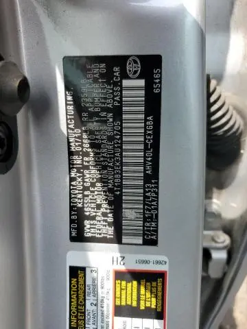 2010 TOYOTA CAMRY HYBRID  