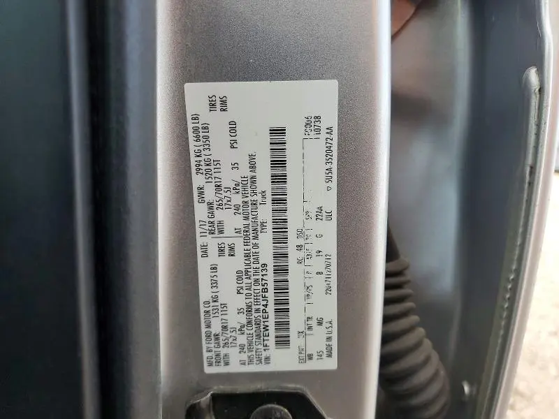 2018 FORD F150 SUPERCREW  