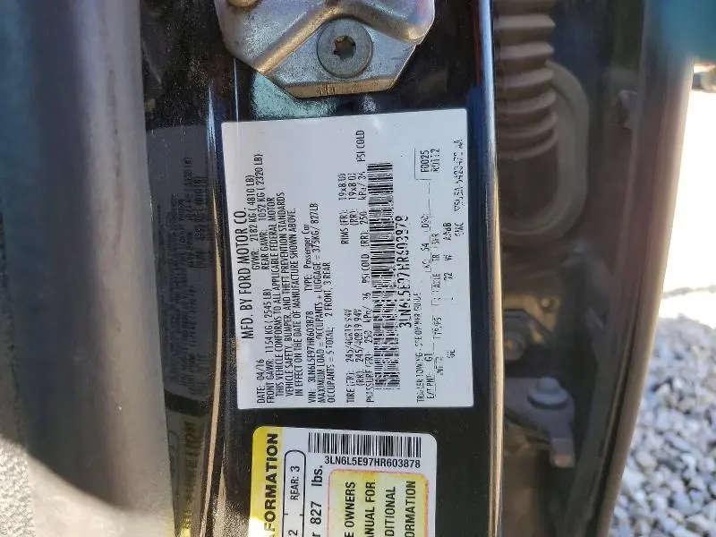 2017 LINCOLN MKZ RESERVE  