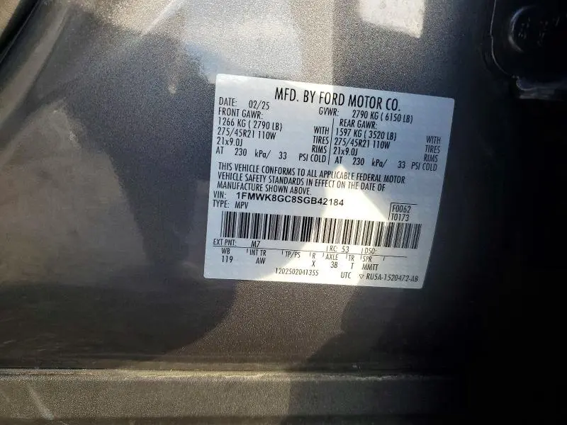 2025 FORD EXPLORER ST  