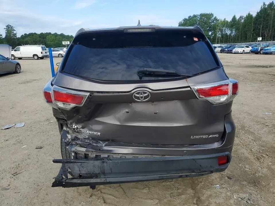 2016 TOYOTA HIGHLANDER LIMITED PLATINUM  