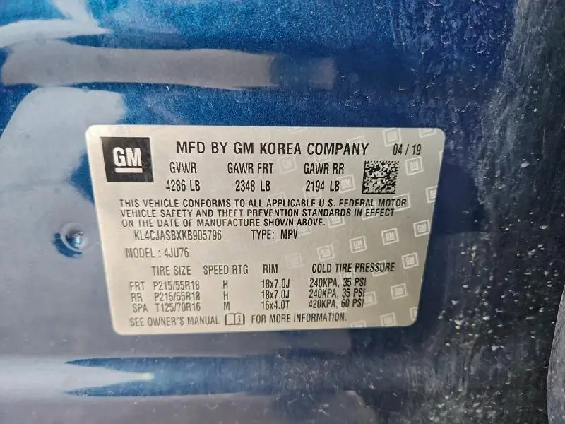 2019 BUICK ENCORE PREFERRED  