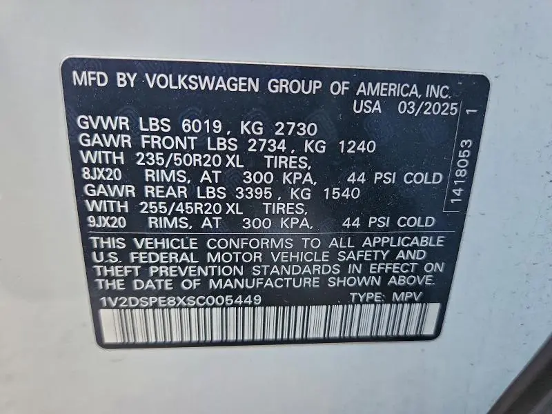 2025 VOLKSWAGEN ID.4 PRO  