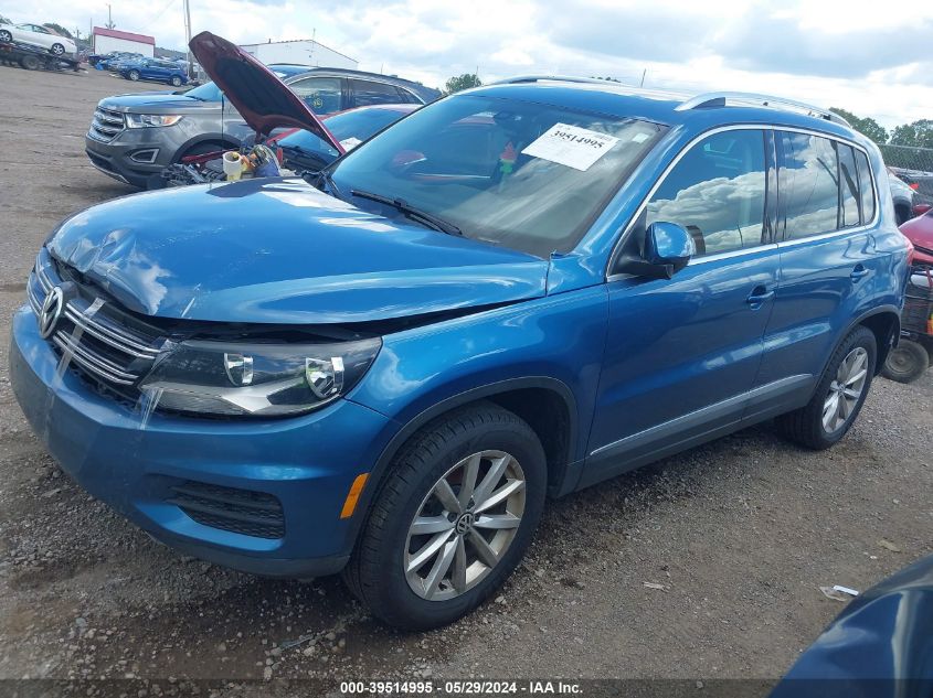 2017 VOLKSWAGEN TIGUAN 2.0T WOLFSBURG EDITION