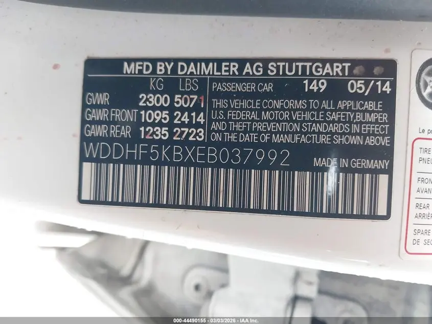 2014 MERCEDES-BENZ E 350  