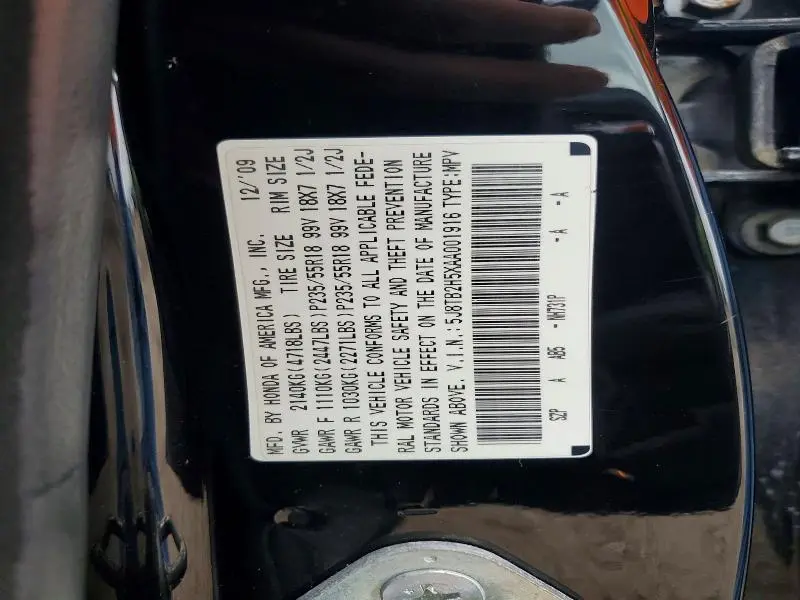 2010 ACURA RDX TECHNOLOGY  