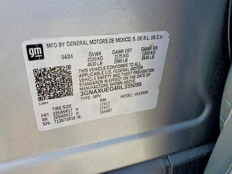 2024 CHEVROLET EQUINOX LT  