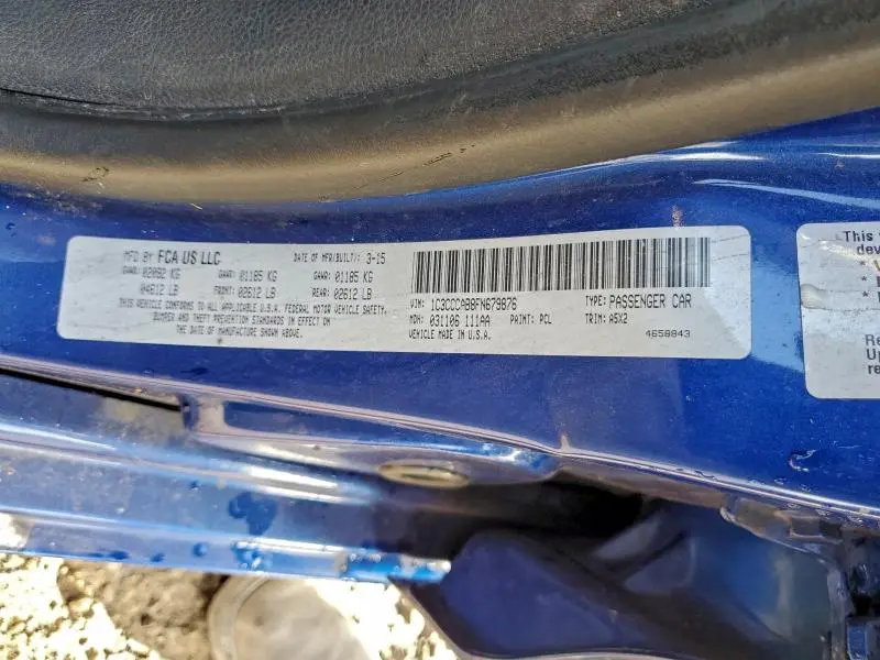 2015 CHRYSLER 200 LIMITED  