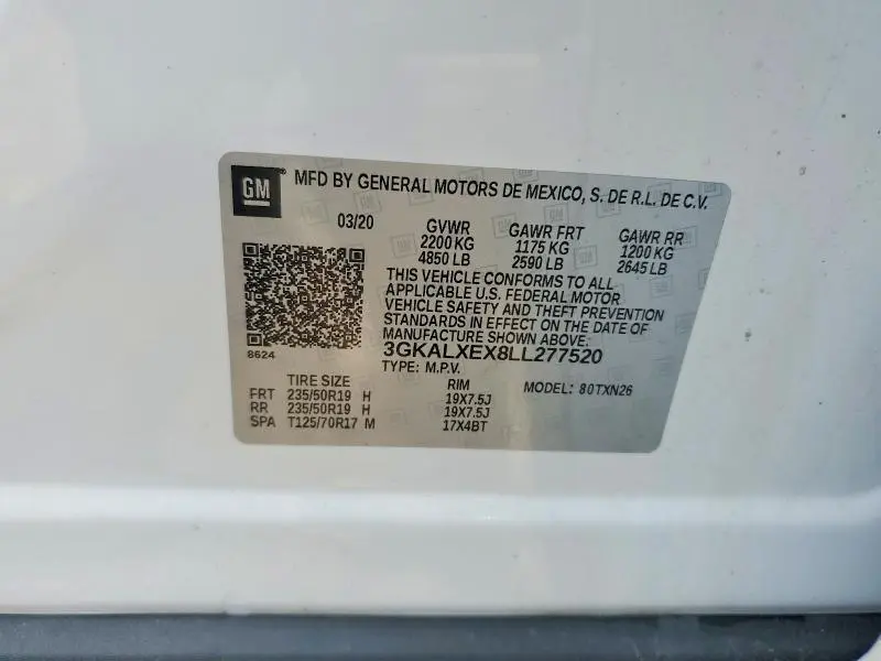 2020 GMC TERRAIN DENALI  