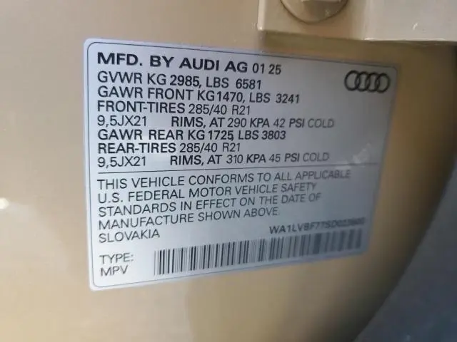 2025 AUDI Q7 PREMIUM PLUS  