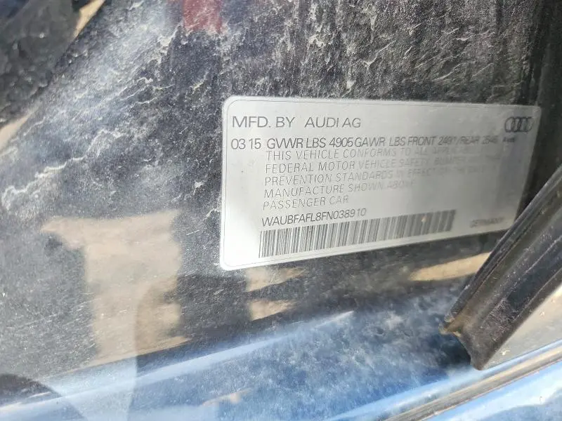2015 AUDI A4 PREMIUM  