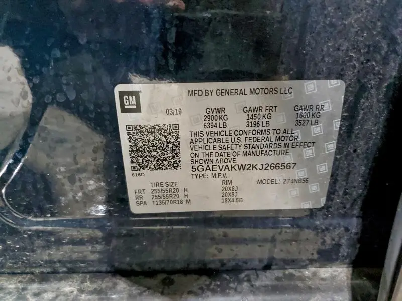 2019 BUICK ENCLAVE ESSENCE  