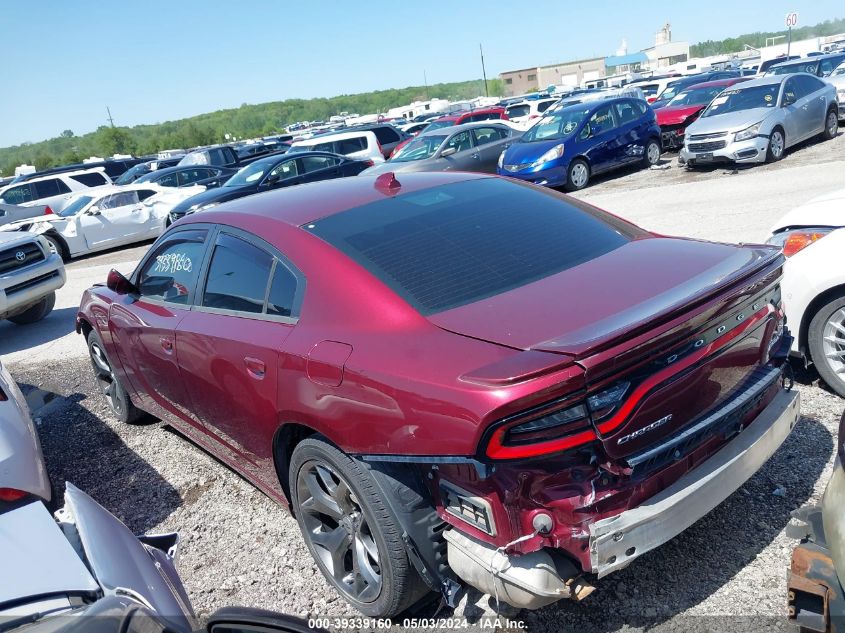 2017 DODGE CHARGER SXT RWD