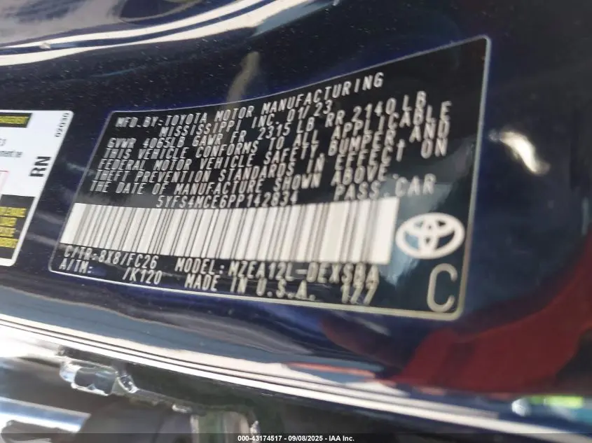 2023 TOYOTA COROLLA SE