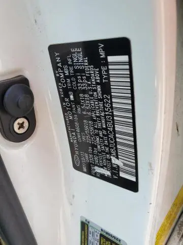 2011 HYUNDAI TUCSON GLS  