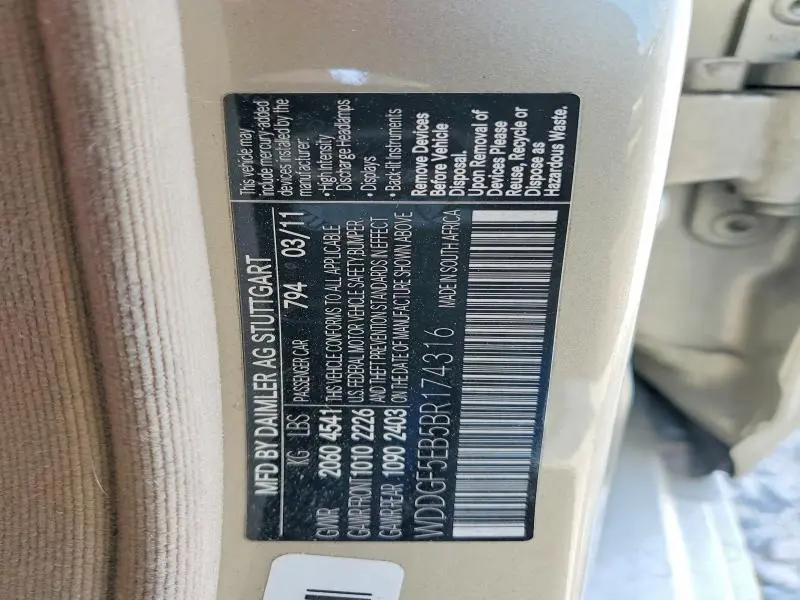 2011 MERCEDES-BENZ C 300  