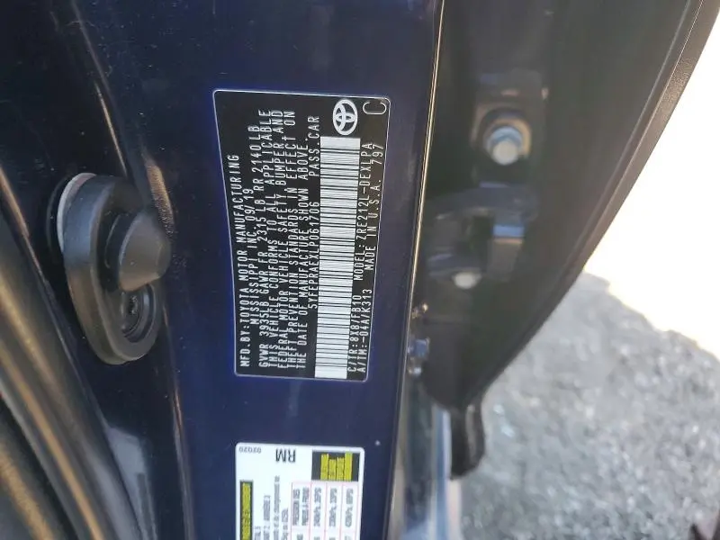 2020 TOYOTA COROLLA LE  