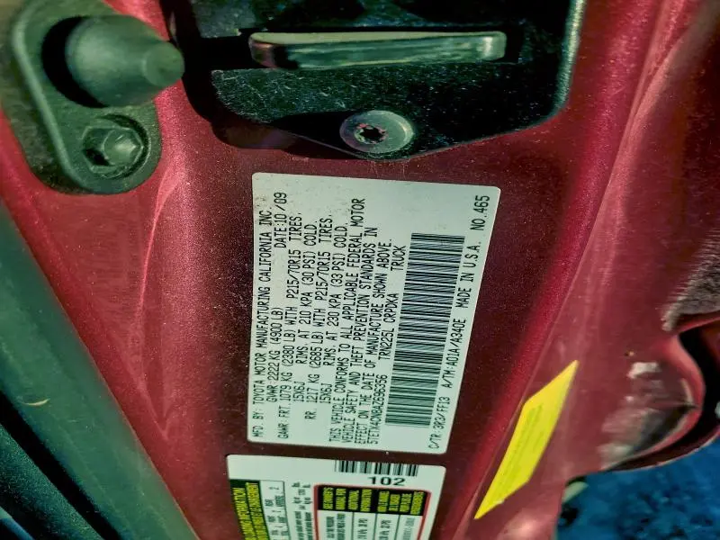 2010 TOYOTA TACOMA ACCESS CAB  