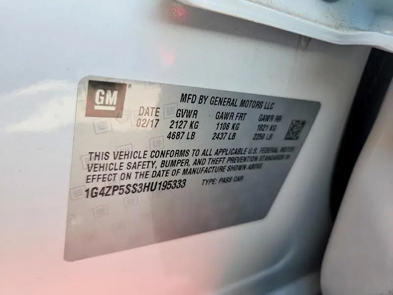 2017 BUICK LACROSSE ESSENCE  