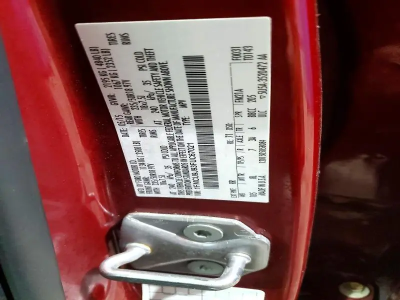 2015 FORD ESCAPE TITANIUM  