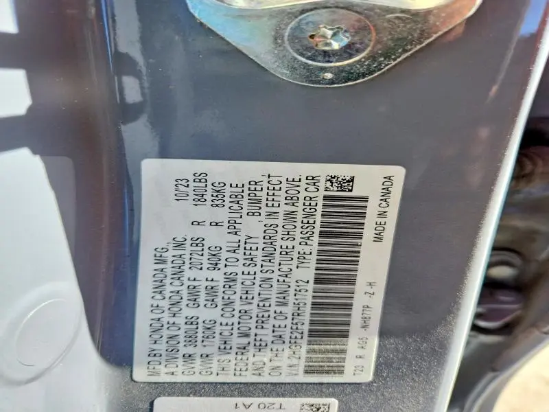 2024 HONDA CIVIC SPORT  