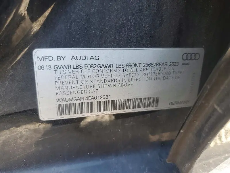 2014 AUDI S4 PRESTIGE  