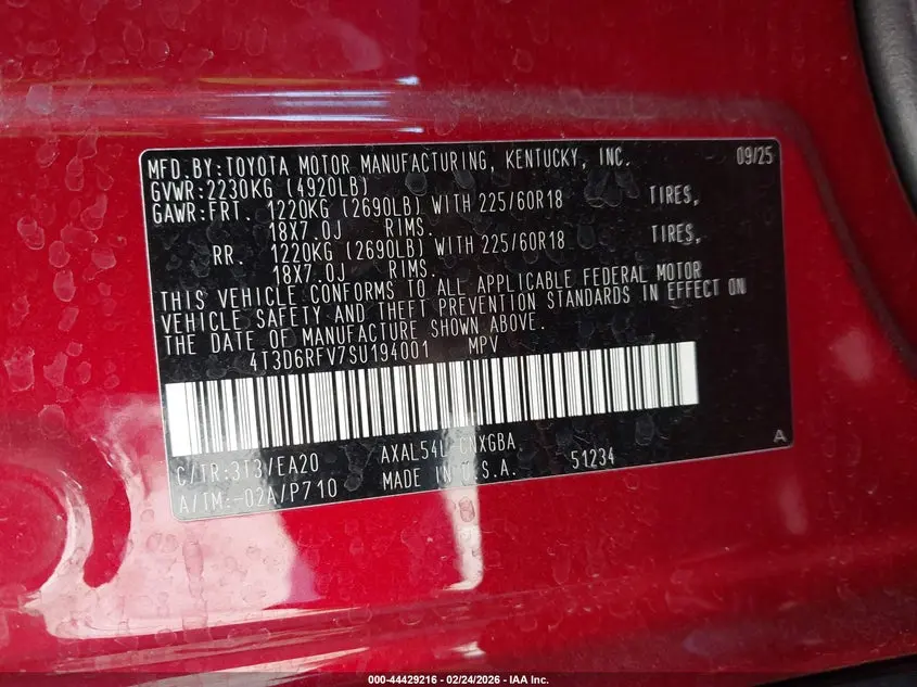 2025 TOYOTA RAV4 HYBRID LIMITED