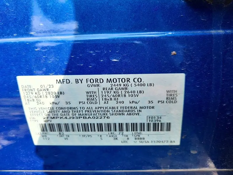 2023 FORD EDGE SEL  