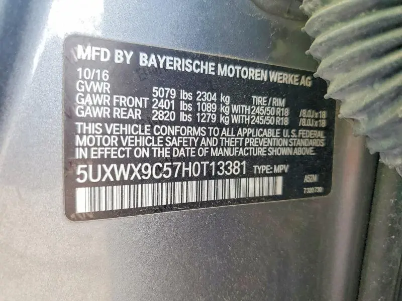 2017 BMW X3 XDRIVE28I  