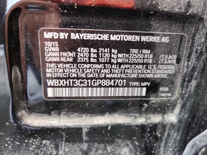2016 BMW X1 XDRIVE28I  