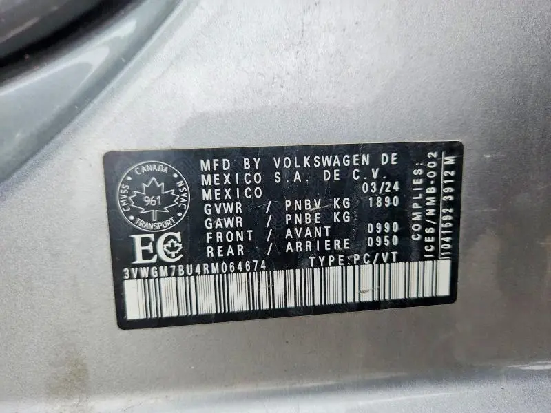 2024 VOLKSWAGEN JETTA SEL  