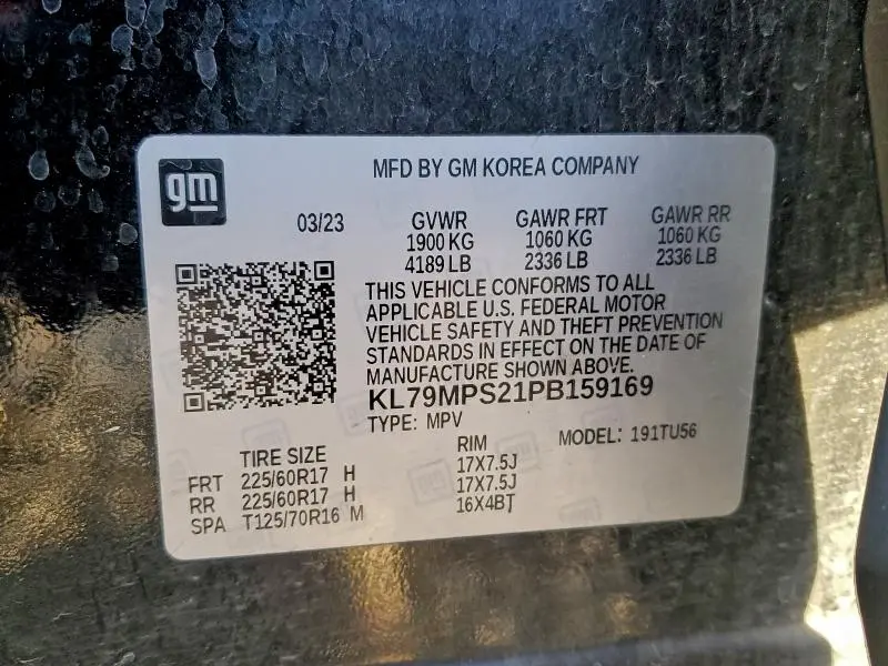 2023 CHEVROLET TRAILBLAZER LT  