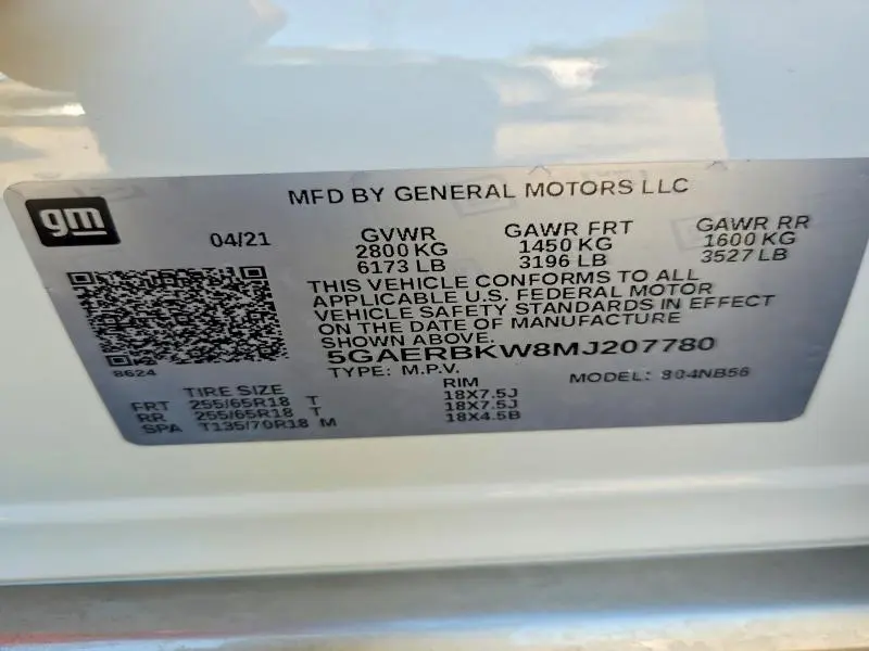 2021 BUICK ENCLAVE ESSENCE  
