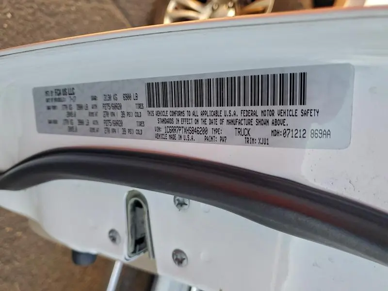 2017 RAM 1500 LONGHORN  