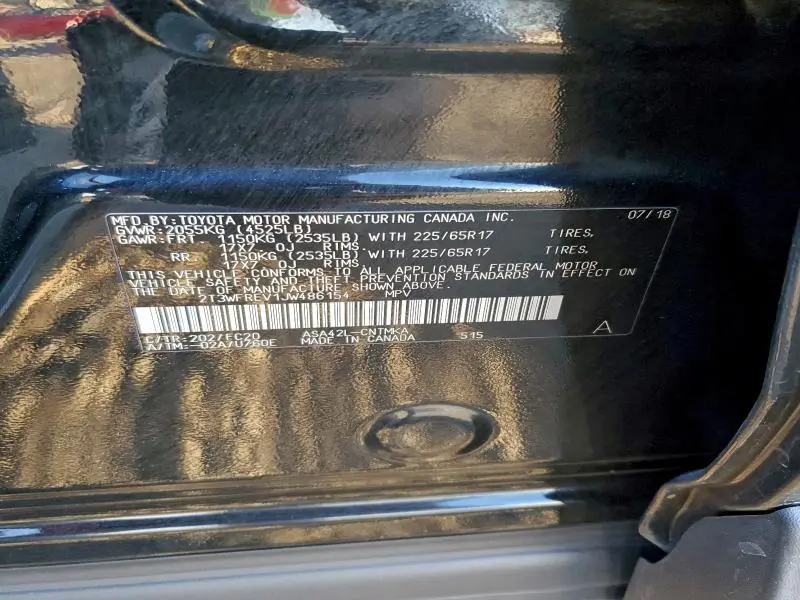 2018 TOYOTA RAV4 ADVENTURE  