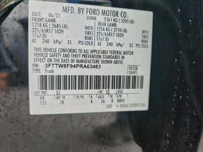 2023 FORD MAVERICK XL  