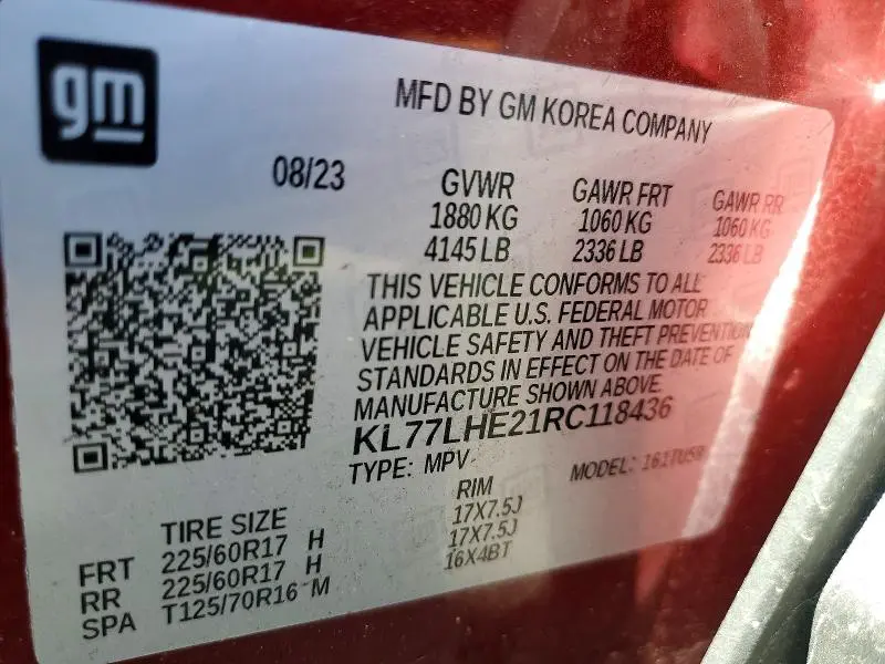 2024 CHEVROLET TRAX 1LT  