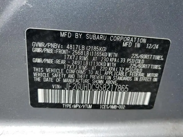 2025 SUBARU CROSSTREK PREMIUM  