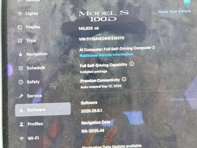 2017 TESLA MODEL S   