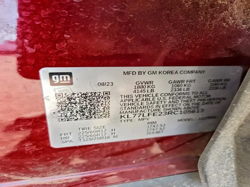 2024 CHEVROLET TRAX LS  